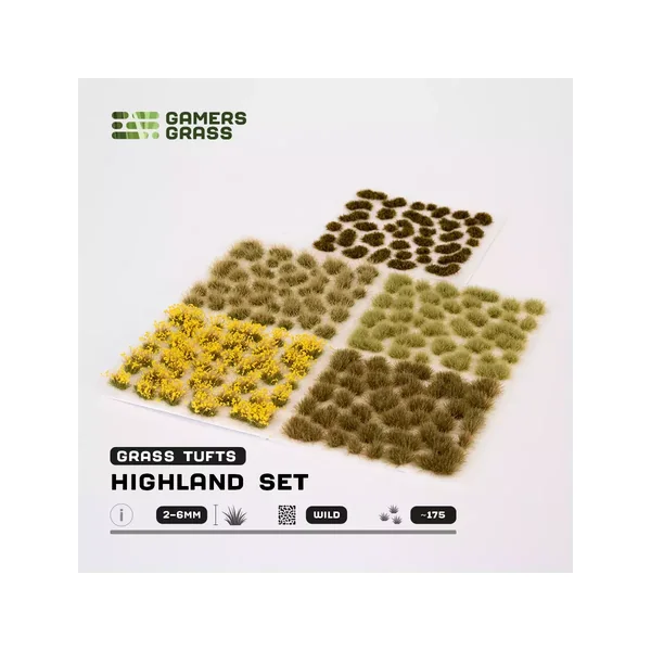 Grass Tuft - Set : Highland Tuft - Gamers Grass