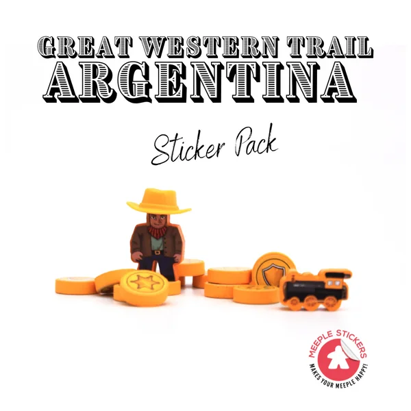 Great Western Trail : Argentine - Set d'autocollants