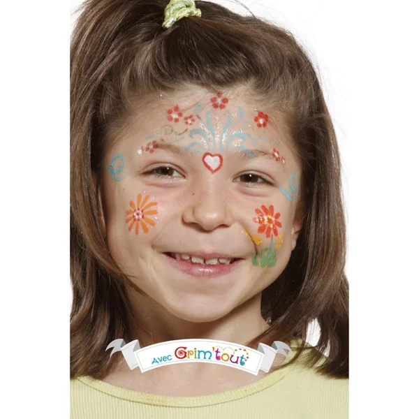 GRIM TOUT Pochoir de maquillage Fleurs