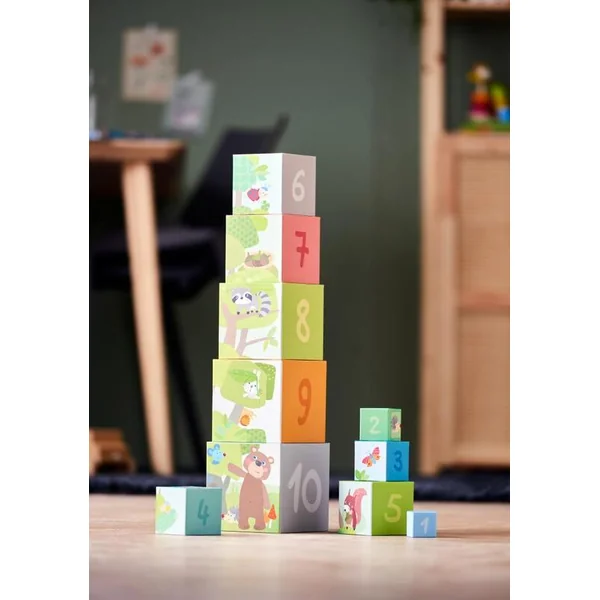 Haba Pyramide empilable Animaux de la forêt