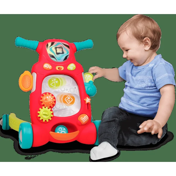 HAP-P-KID Mon trotteur musical avec activités 2 en 1