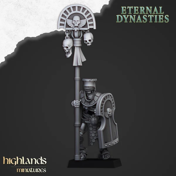 Highlands Miniatures - Eternal Dynasties - Ancient Guard with Halebardes & EMC