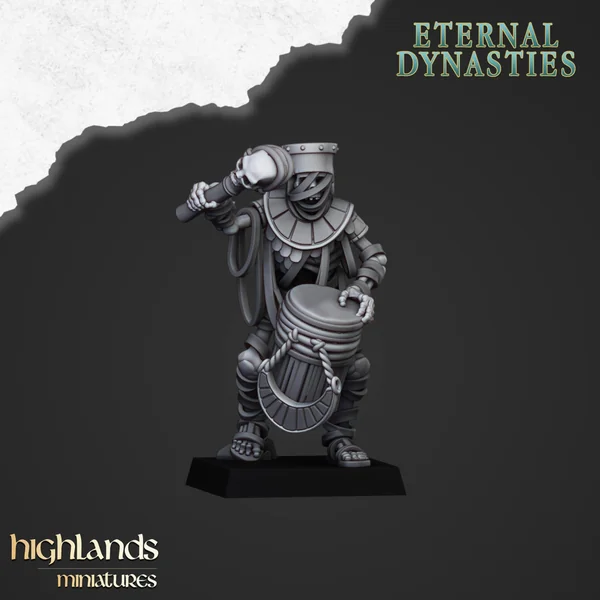 Highlands Miniatures - Eternal Dynasties - Ancient Guard with Halebardes & EMC