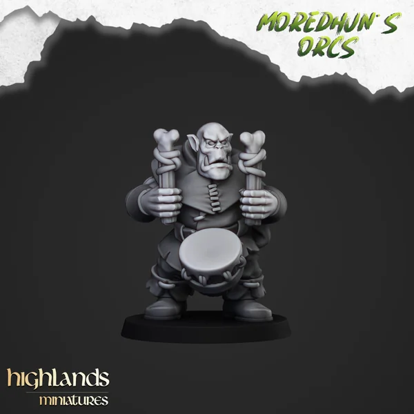 Highlands Miniatures - Moredhun's Orcs - Orc Archers With EMC