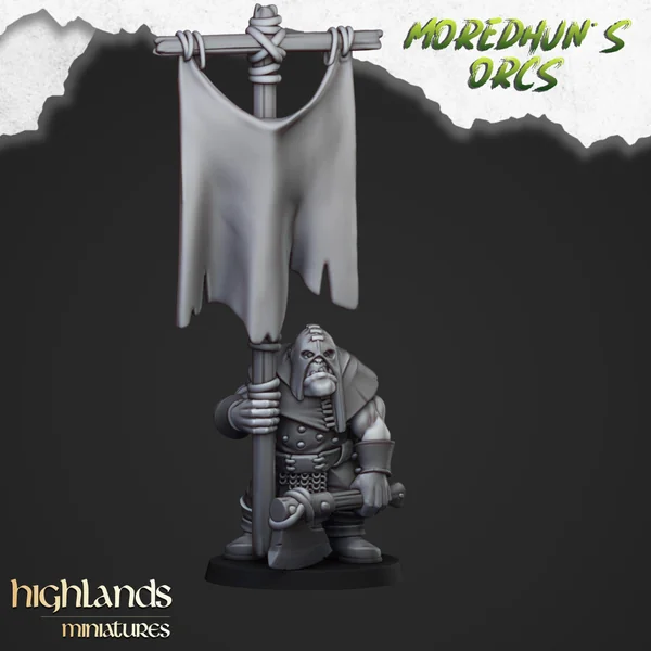 Highlands Miniatures - Moredhun's Orcs - Orc Archers With EMC