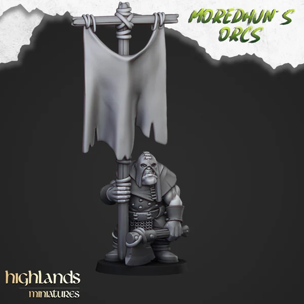 Highlands Miniatures - Moredhun's Orcs - Orc Archers With EMC