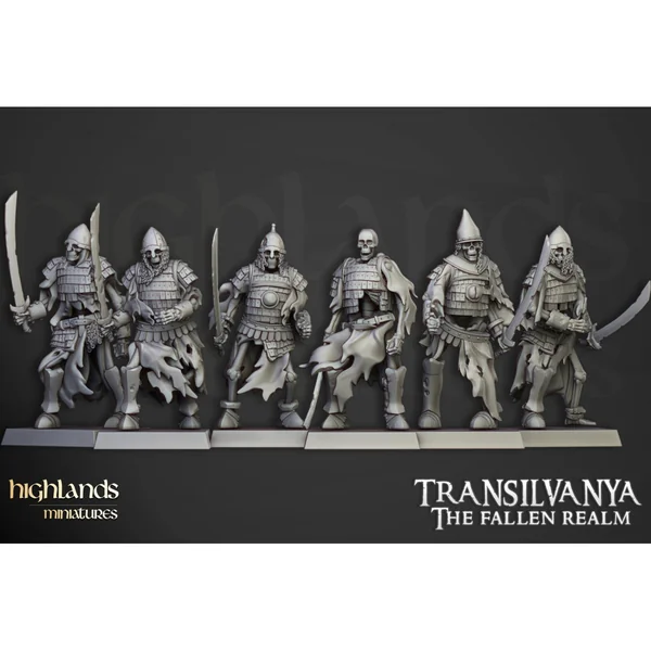 Highlands Miniatures - Transilvanya - Skeleton Boyar Guard Arm & Shield with EMC