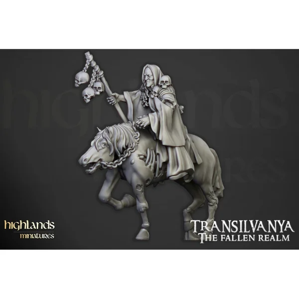 Highlands Miniatures - Transilvanya - The Necromancers on Horse