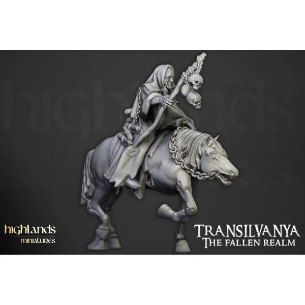 Highlands Miniatures - Transilvanya - The Necromancers on Horse