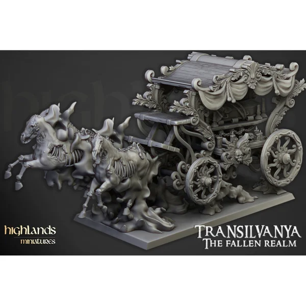 Highlands Miniatures - Transilvanya - Undead Boyar Chariot