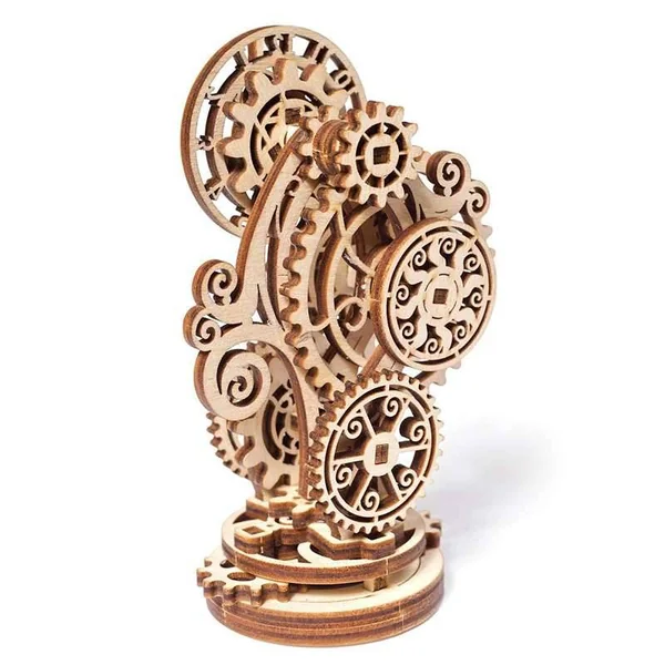 Horloge Steampunk - Puzzle 3D mécanique en bois