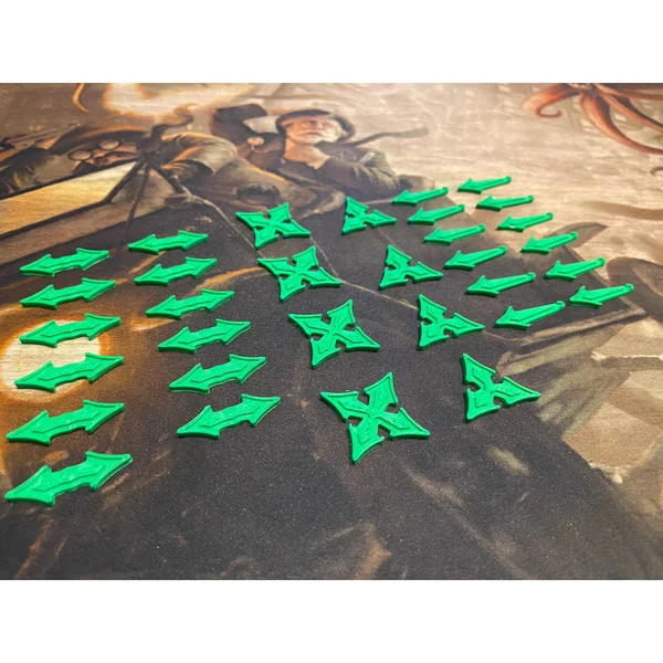 Horreur à Arkham JCE - Flèches de chemin vertes