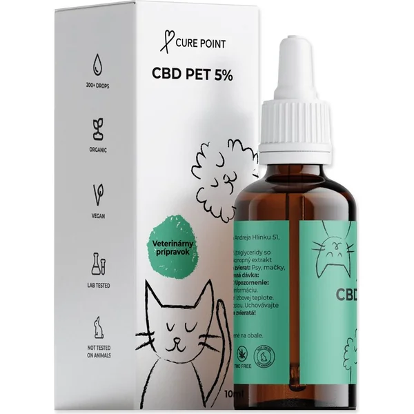 Huile CBD 5% sans arôme 10ml