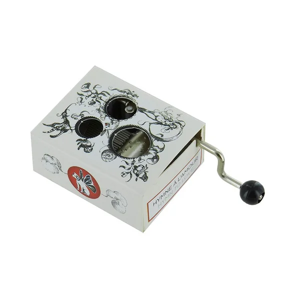 Hymne à l'amour : Mini Boite à musique à manivelle - Belle Lurette