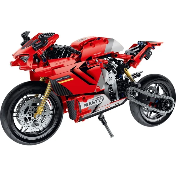 iM.Master Kit de construction moto rouge 32,2x10x16,6 cm