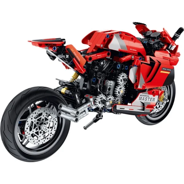 iM.Master Kit de construction moto rouge 32,2x10x16,6 cm