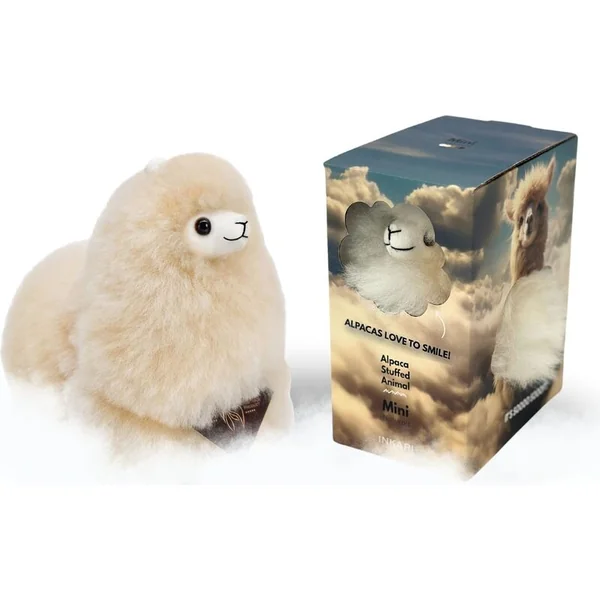 INKARI Peluche Alpaga Mini Blond 15cm