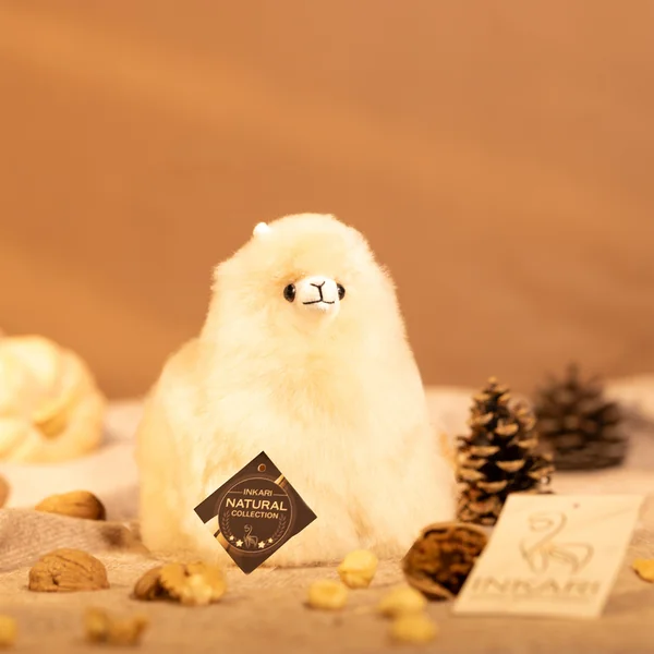 INKARI Peluche Alpaga Mini Blond 15cm