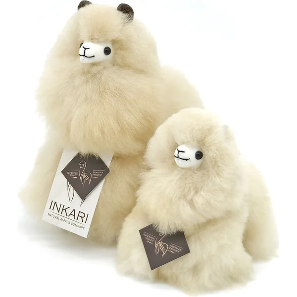 INKARI Peluche Alpaga Mini Blond 15cm