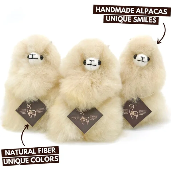 INKARI Peluche Alpaga Mini Blond 15cm