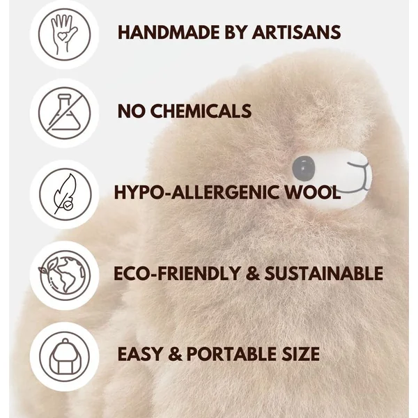 INKARI Peluche Alpaga Mini Blond 15cm