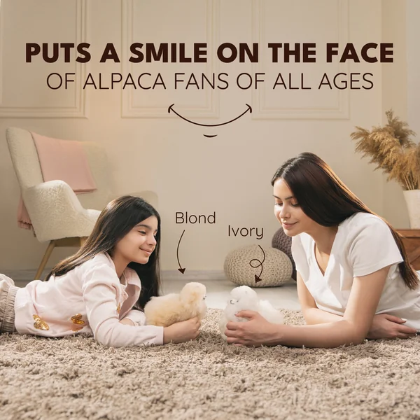 INKARI Peluche Alpaga Mini Blond 15cm