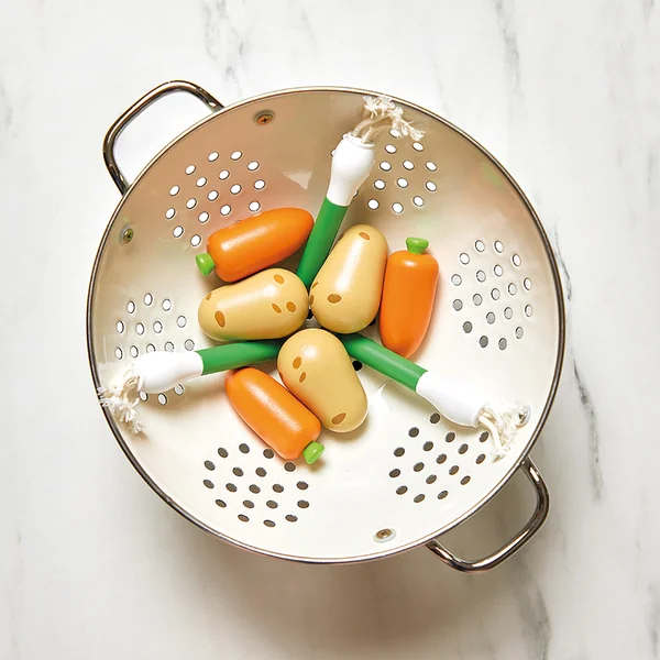 Janod Farm Magasin en bois Ferme avec caisse enregistreuse, balance, fruits et légumes