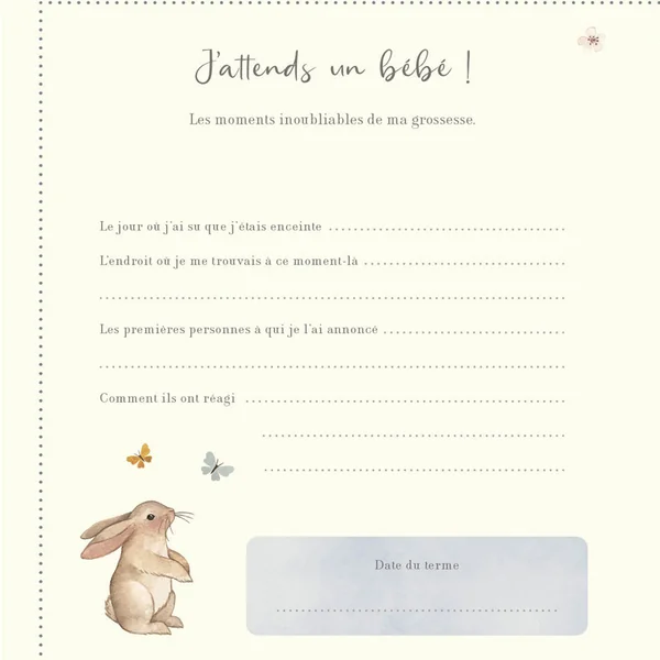 Je t'aime bébé : Mon journal de grossesse - 1 2 3 Soleil