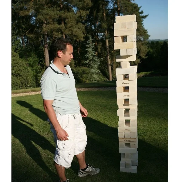 Jenga géant 2m - taille : Mega 2m - Ubergames