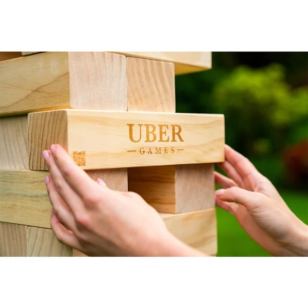 Jenga géant 2m - taille : Mega 2m - Ubergames