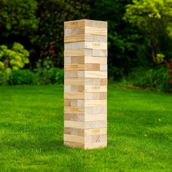 Jenga géant 2m - taille : Mega 2m - Ubergames