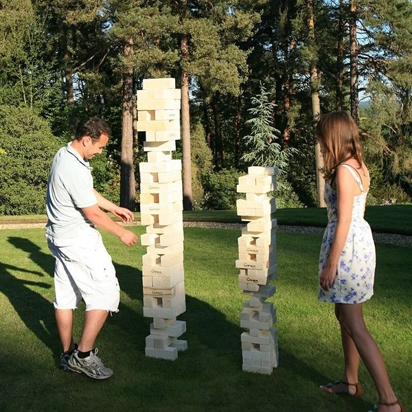 Jenga géant 2m - taille : Mega 2m - Ubergames