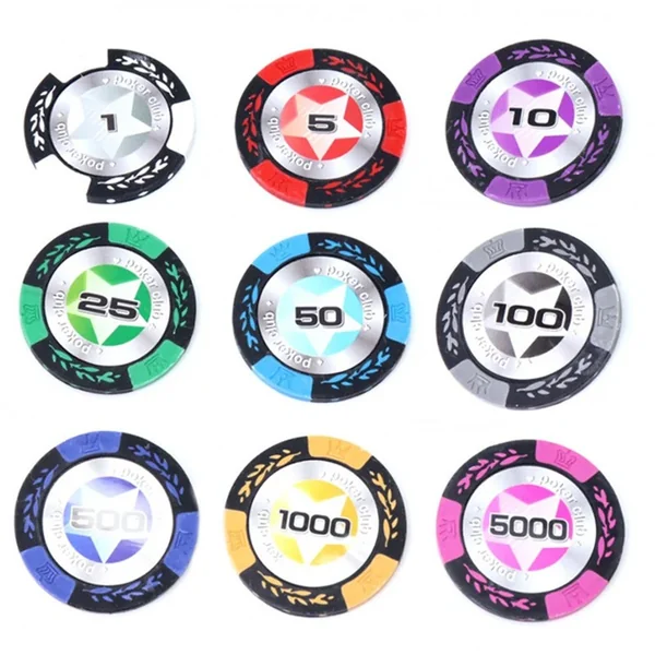 Jetons Poker Crown 1 14gr - Rouleau de 20 Jetons ARGILE