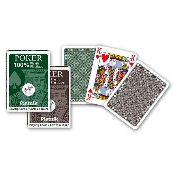 Jeu de 55 cartes de Poker Plastic - Piatnik