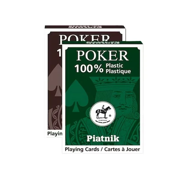 Jeu de 55 cartes de Poker Plastic - Piatnik