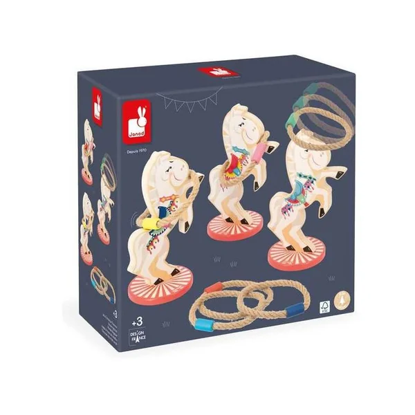 Jeu de Lancer d'Anneaux Chevaux Applepop - Janod
