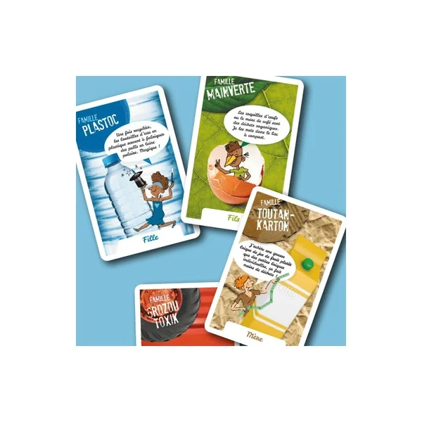 Jeu des 7 familles Le tri des déchets