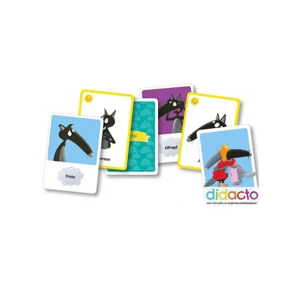 Jeu du Loup Les émotions - Auzou