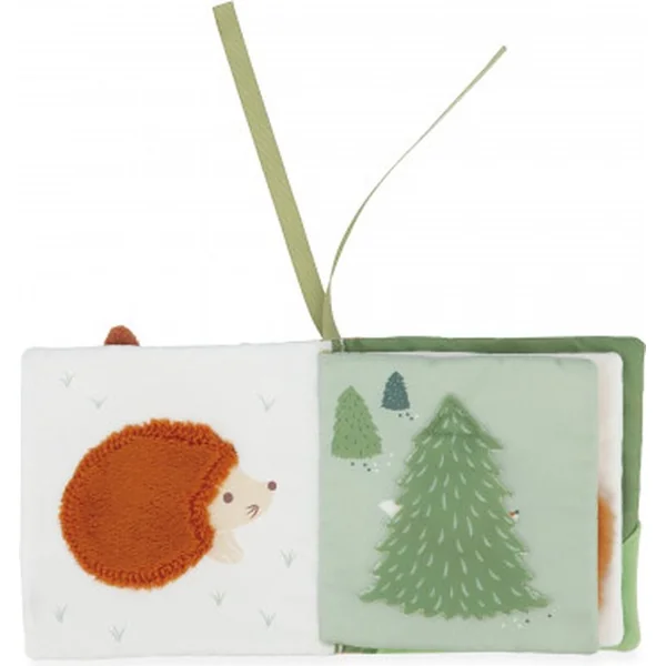 Kaloo Les Amis Livre en tissu avec peluche et Renard Paprika