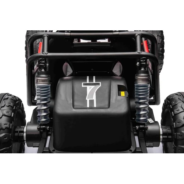 Kart électrique SPORT-KART 24V, rouge, roues EVA, siège en similicuir, moteur 2 x 50W,