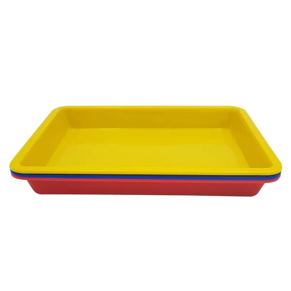 KIDDICRAFT Set de 6 plateaux d'activité couleurs 28x21cm