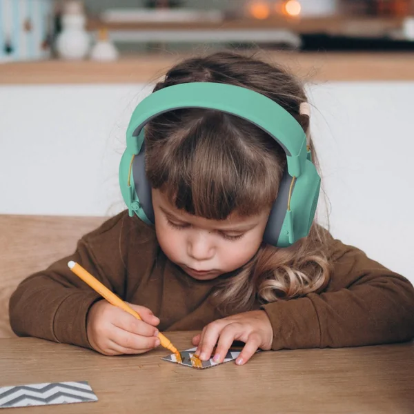 KIDYNOISE Casque anti bruit vert - Kidywolf