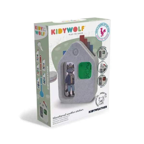 Kidywolf Kidyweather Station Météo blanche