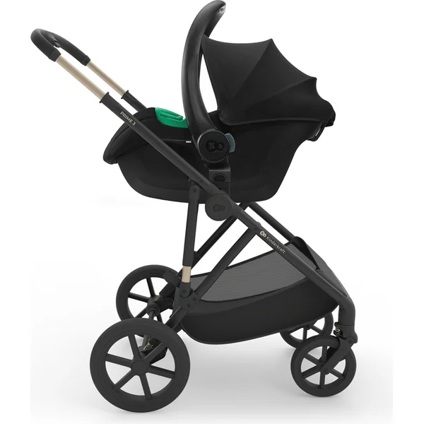 KINDERKRAFT Poussette combinée 3 en 1 Prime 3 Venezian Black