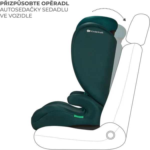 KINDERKRAFT Siège auto i-Spark i-Size 100-150 cm Vert