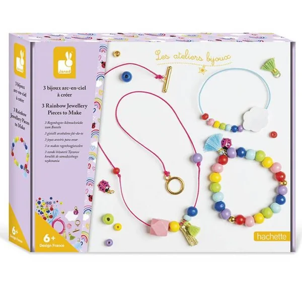 Kit Créatif 3 Bijoux Arc-En-Ciel à Créer - Janod