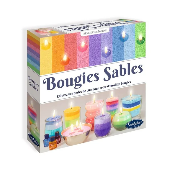 Kit Créatif Bougies Sables - Sentosphère