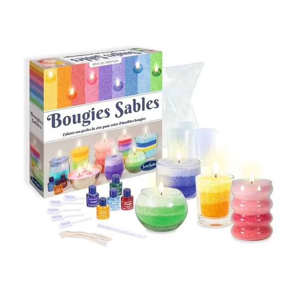 Kit Créatif Bougies Sables - Sentosphère