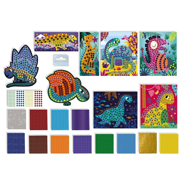 Kit Créatif Mosaïques Dinosaures - Janod