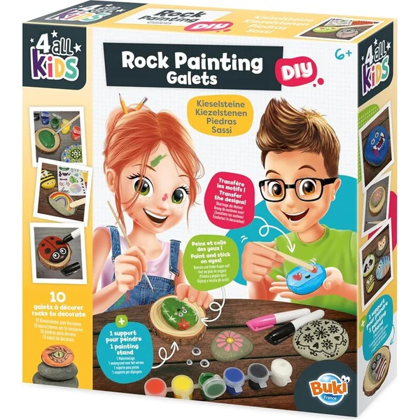 Kit créatif pour peindre des pierres